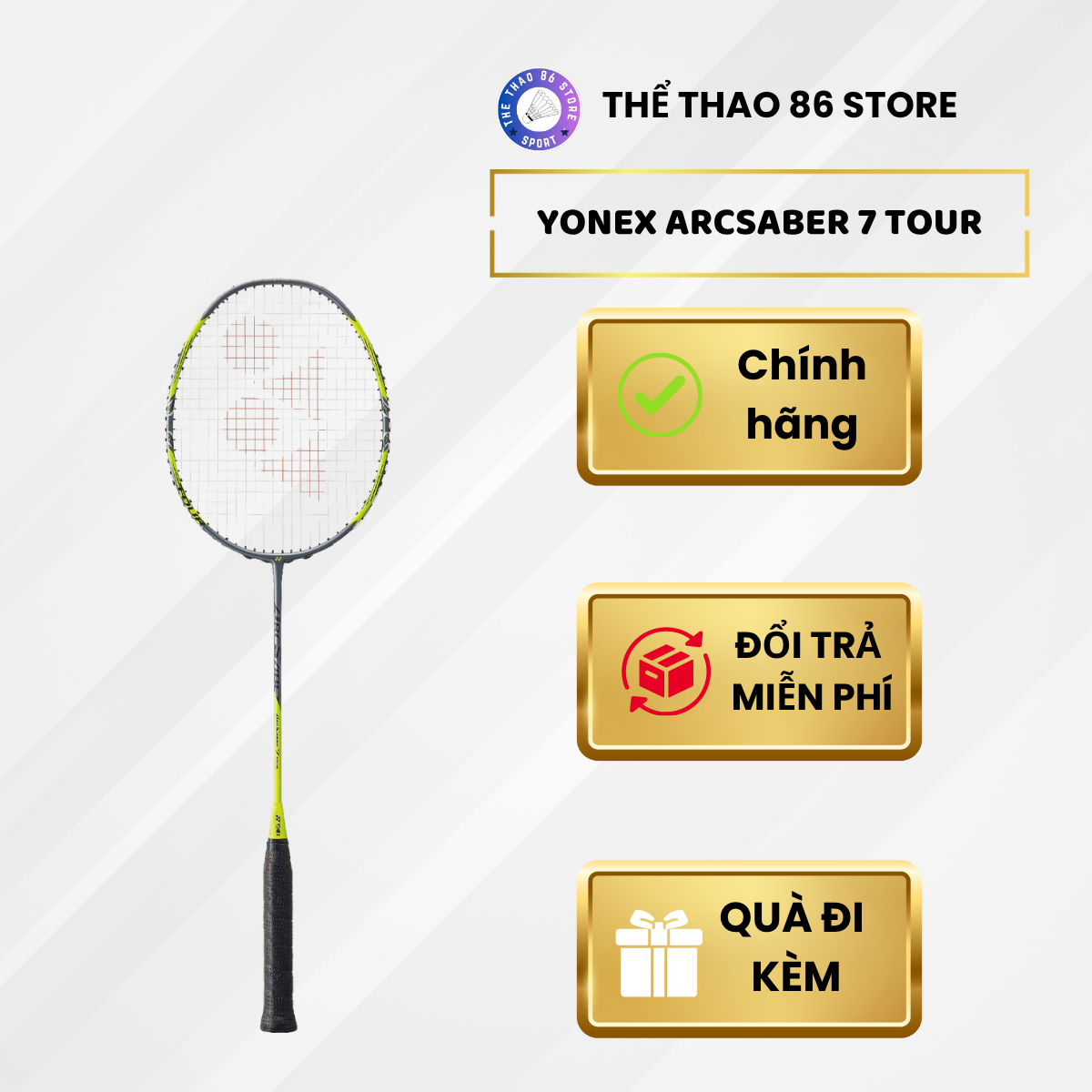 Vợt cầu lông Yonex Arcsaber 7 Tour chính hãng