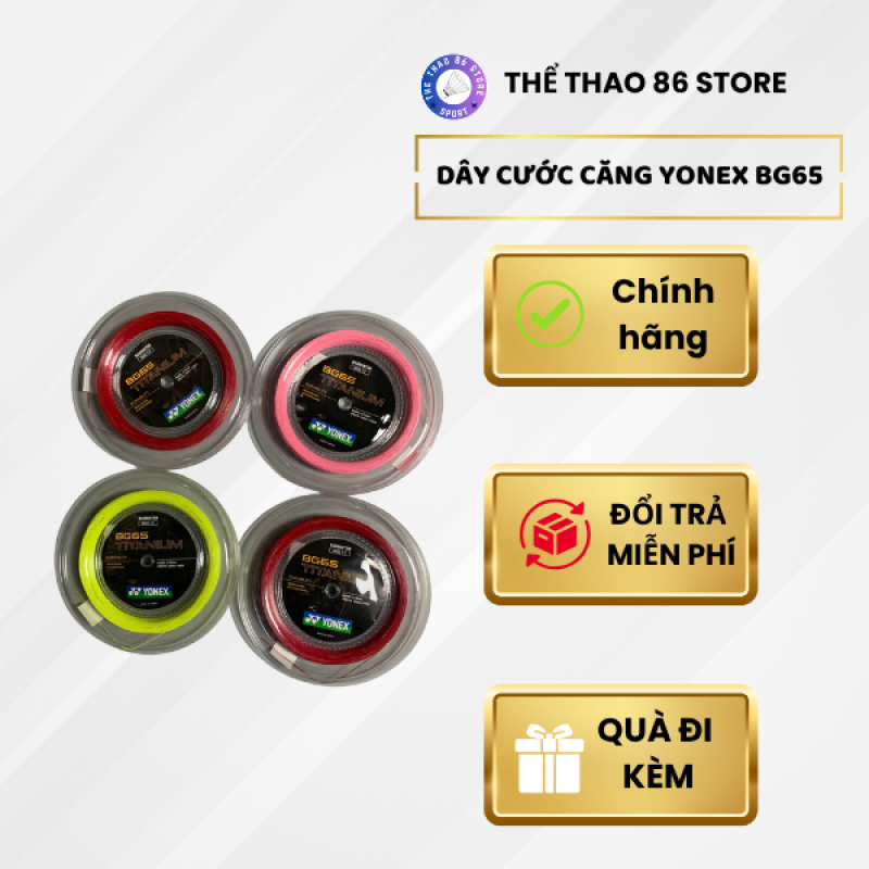Dây cước căng vợt Yonex BG 65 TITANIUM