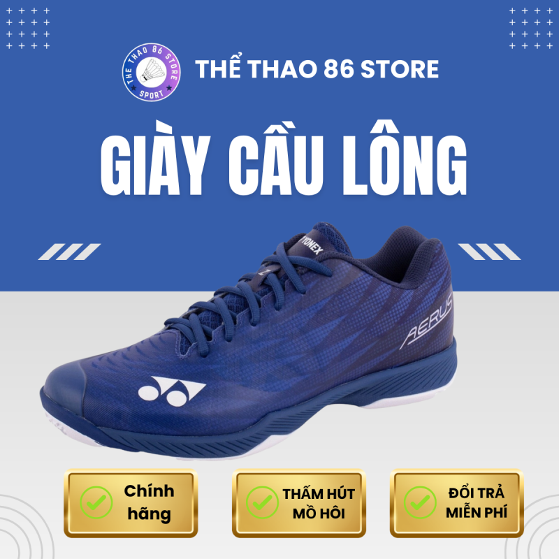 Giày cầu lông Yonex 2 màu xanh đỏ Aerus Z2 