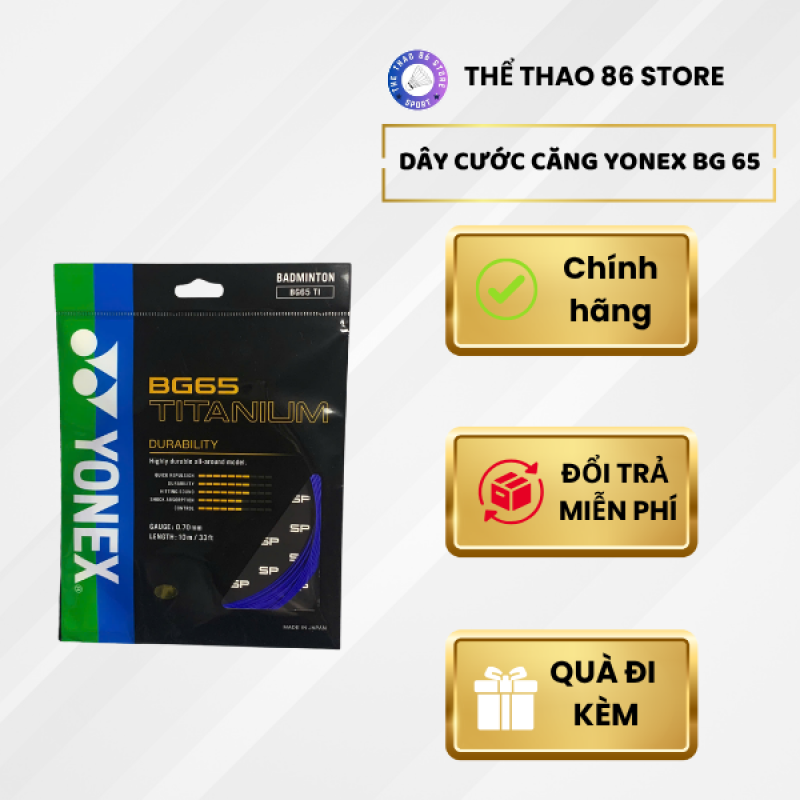 Dây cước căng vợt Yonex BG 65 TITANIUM
